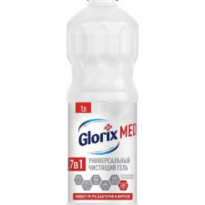 Средство чистящее гель Глорикс "Glorix Med" Ультра гигиена дезинфицирующий 750 мл *12