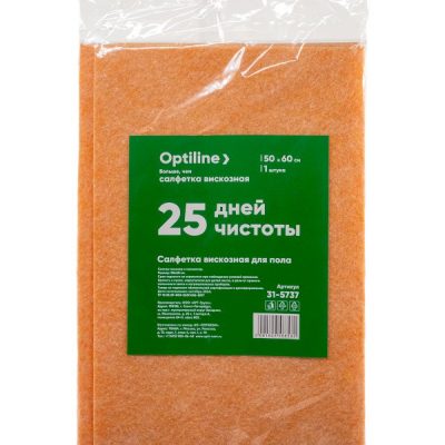 Салфетка вискозная Optiline для пола 50х60см 120гр/м2 1/50