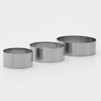 Формы для выкладки и выпечки KONFINETTA «Круг», набор 3 шт., d=8 см, d=10 см,d=12 см нержав 3863479