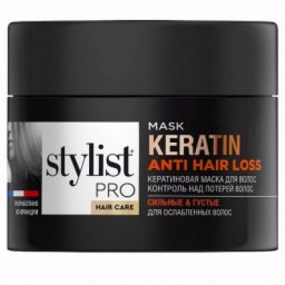 Маска для волос Stylist Pro Keratin Кератиновая Контроль над потерей волос 220 мл *1/14