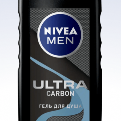 Нивея гель для душа мужской Ultra carbon 250мл