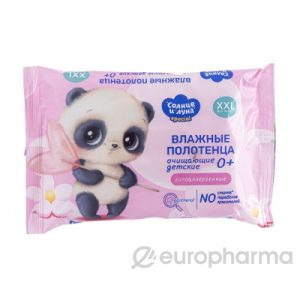Влажные полотенца СОЛНЦЕ И ЛУНА SPECIAL очищающие детские 0+ big-pack 42 шт*1/24 Влажные полотенца СОЛНЦЕ И ЛУНА SPECIAL очищающие детские 0+ big-pack 42 шт*1/24