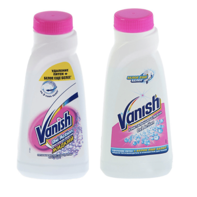 Пятновыводитель Vanish Oxi Action "Кристальная белизна",450 мл 782207