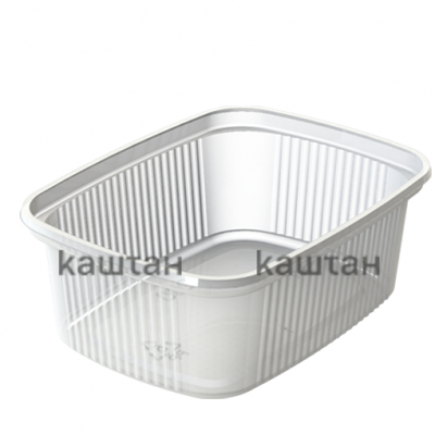 Контейнер одноразовый пластиковый 200мл УК-370В, ППП,натуральная, ПЩ-0,2 (БЕЛАРУСЬ)