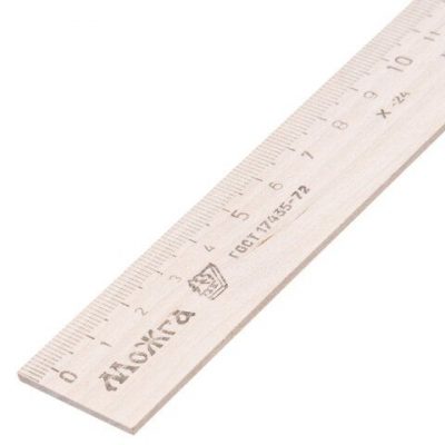 Линейка деревянная, 50 см, ЛП-500, МОЖГА, С209 *1/50