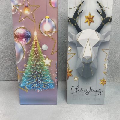 Пакет ламинированный под бутылку 35*12*9см Лесная Сказка НГ SCW716-ABCD