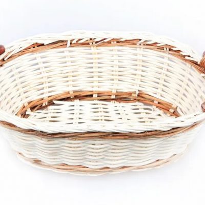 Корзина овадьная с ручками Emily 25х17х8см ротанг WALMER