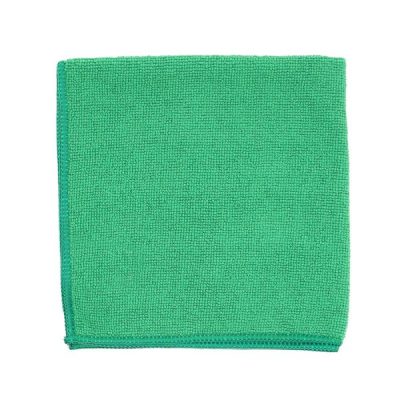 Салфетка из микрофибры 30*30см 180гр ЗЕЛЕНАЯ *50/800